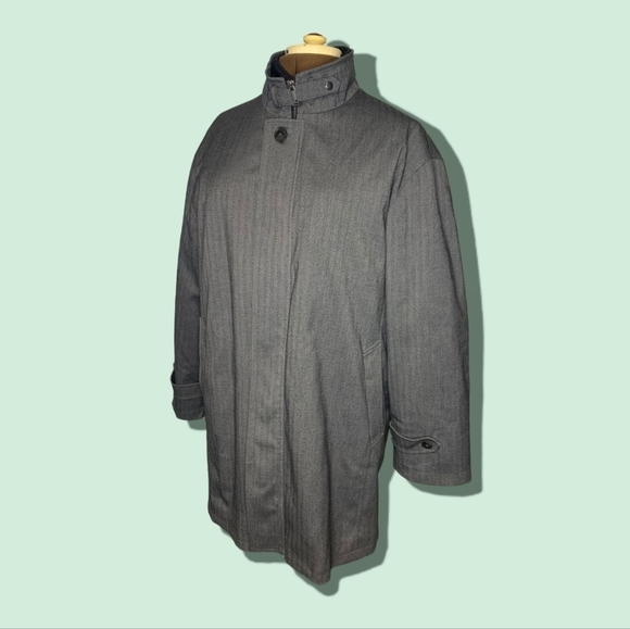 Calvin Klein Men's 2-in-1 Long Dress Jacket w/ Removable Inner Lining, Size 46R - Picture 2 of 11